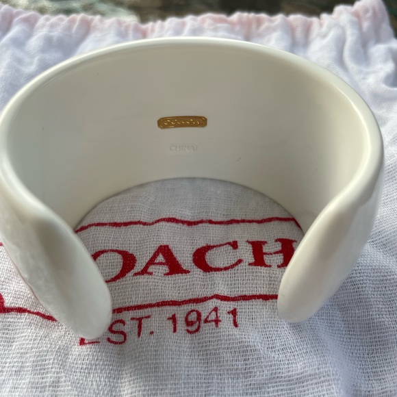 NWT Coach White Porcelain Cuff - Picture 2 of 3